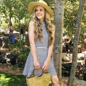 Old Navy Striped High Neck Dress